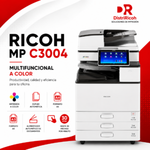 Multifuncional Ricoh MP C3004