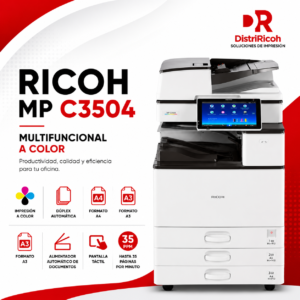 Multifuncional Ricoh MP C3504