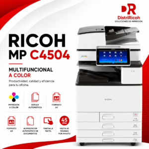Impresora Multifuncional Ricoh MP C4504