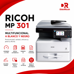 Impresora Monocromática Ricoh MP 301